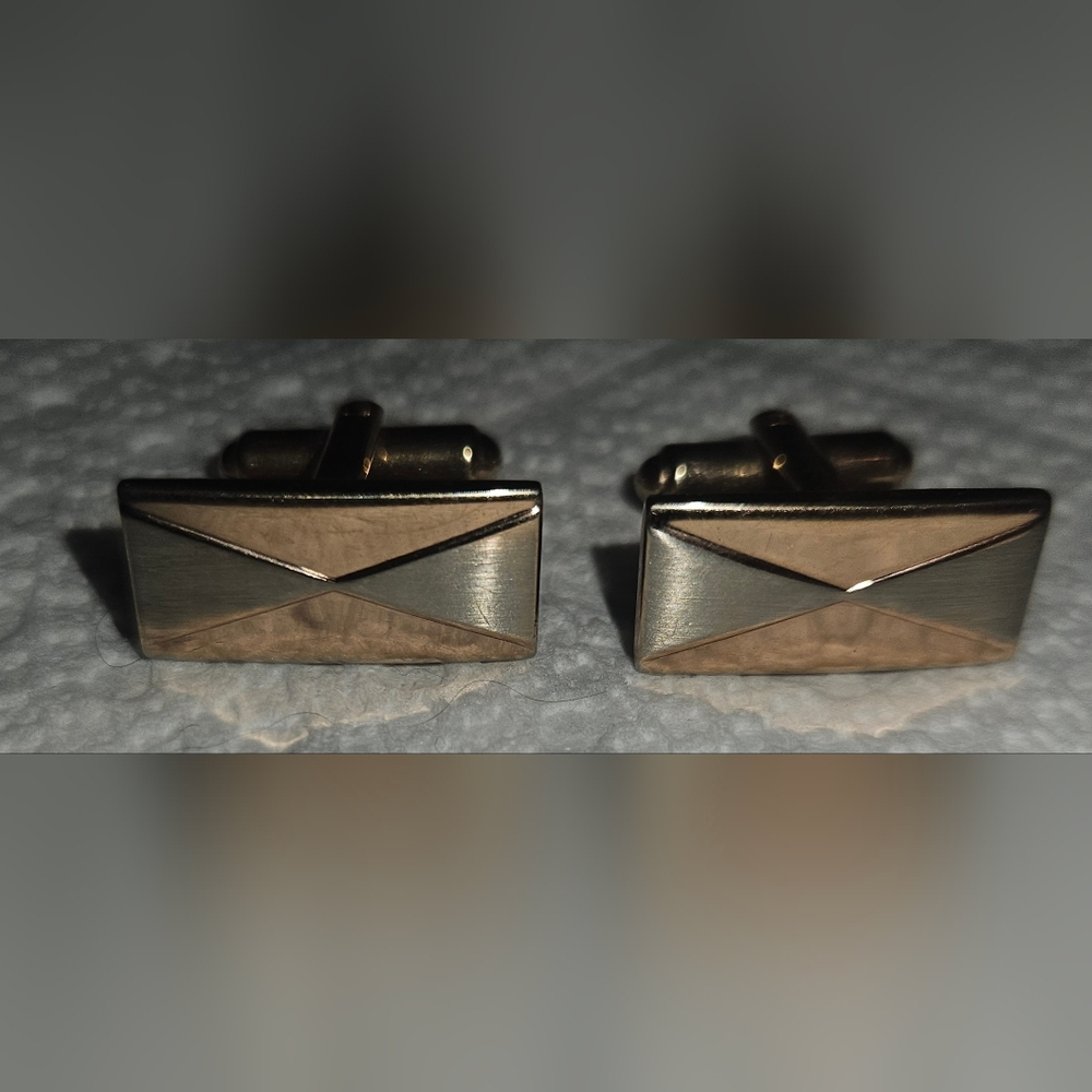 Two Tone Gold and Silver Cufflinks